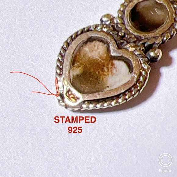 NEW Earrings Mother of Pearl 925 Sterling Silver IMPORTED ARTISAN - Picture 4 of 7